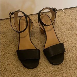 Anthropologie black Heels